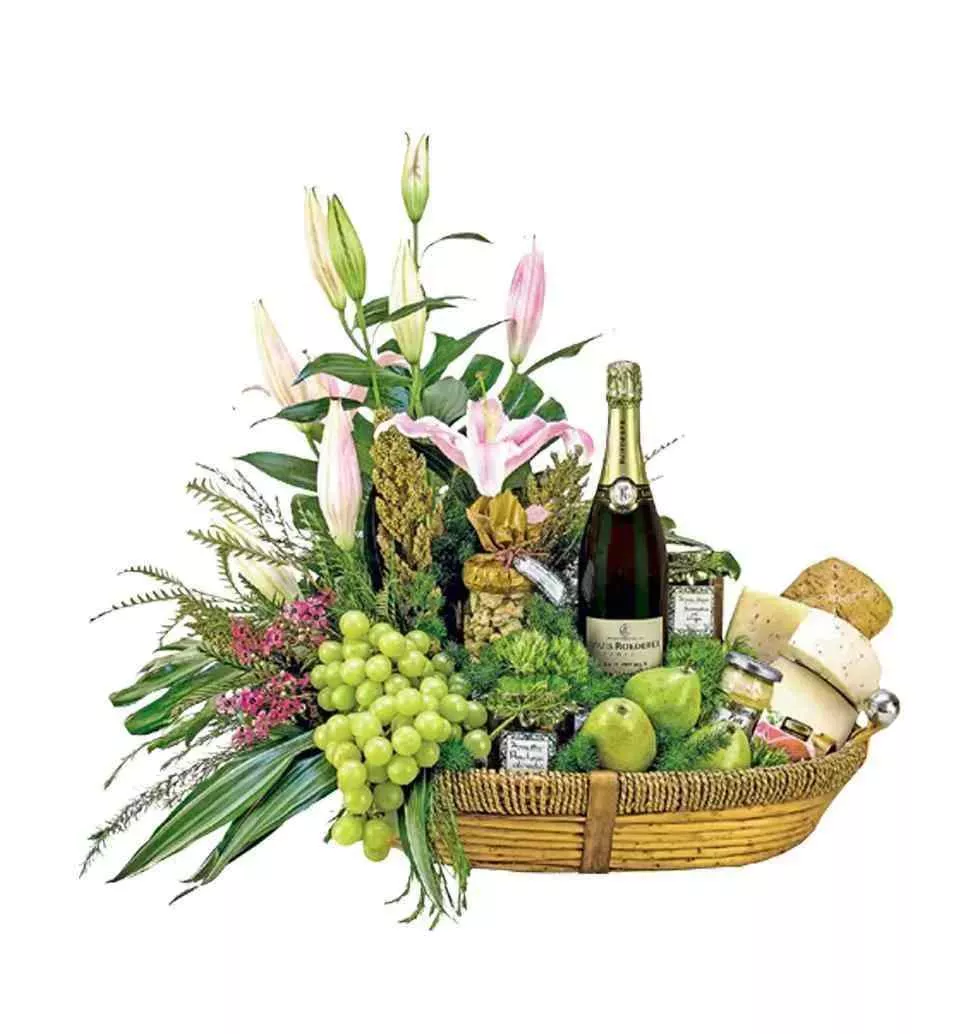 Champagne and Gourmet Delights Gift