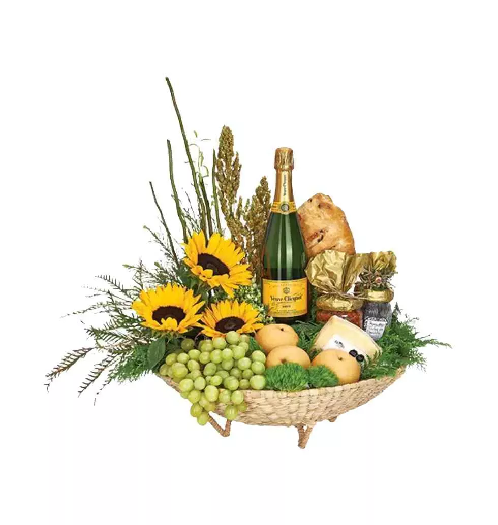 Elegant Champagne and Gourmet Delights