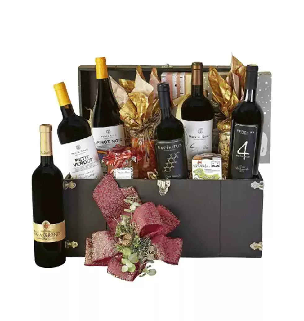 Wine and Chocolate Connoisseurs Gift Set
